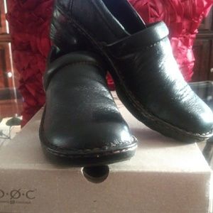 Born Peggy Black Clog Shoe
